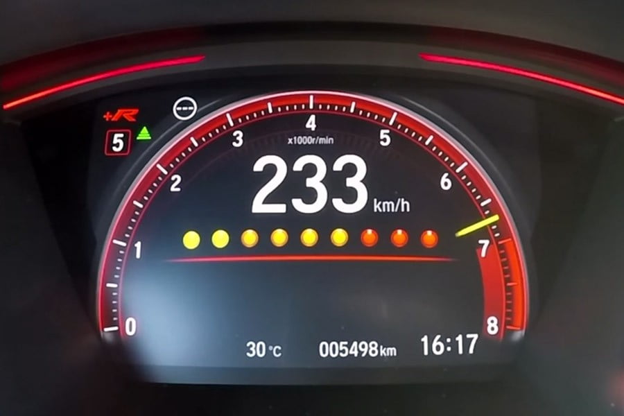 0-233 χλμ./ώρα με το νέο Honda Civic Type R (video)