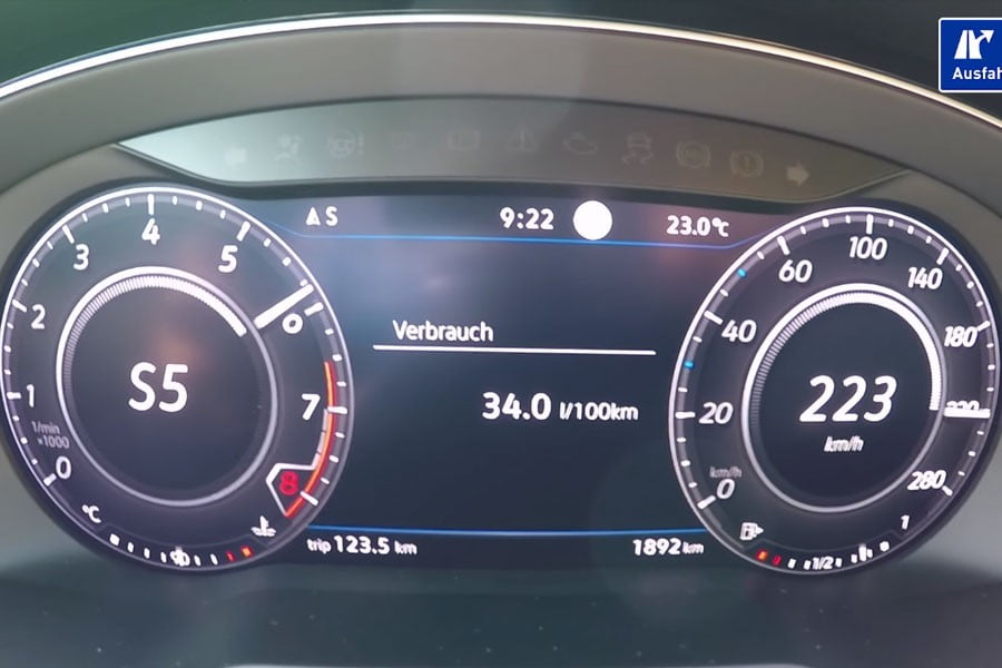 0-223 χλμ./ώρα με VW Arteon 2.0 TSI 4MOTION 280 PS (+video)