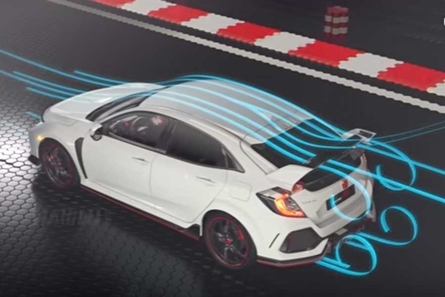 Η αεροδυναμική του νέου Honda Civic Type R (+video)