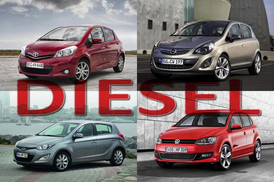 Οικονομικά diesel: Hyundai i20, Opel Corsa, Toyota Yaris, VW Polo