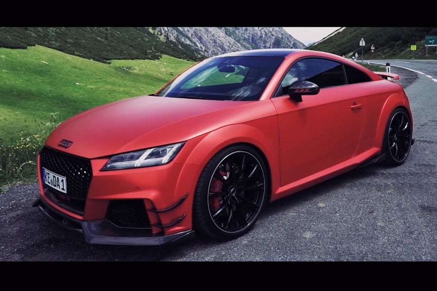 Audi TT RS-R 500 PS αντιλαλεί στις Άλπεις (video)