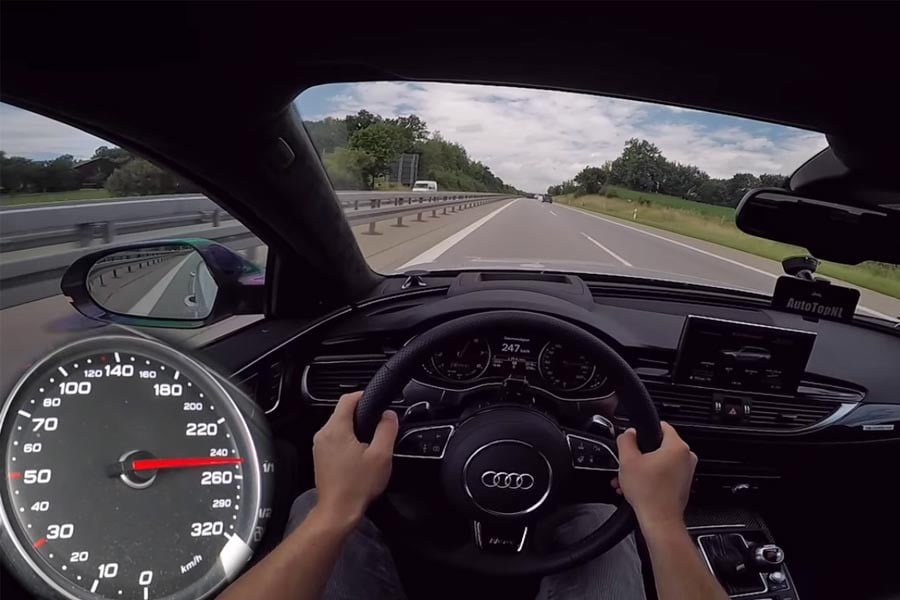 Audi RS6+ με 705 άλογα πετάει στην Autobahn (+video)