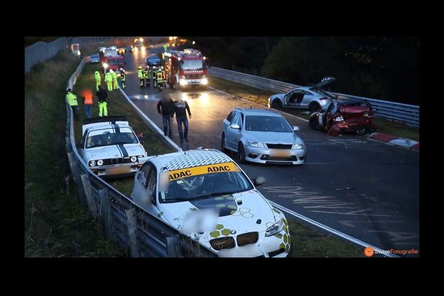 Τρομερή και ασταμάτητη καραμπόλα στο Nurburgring (+video)