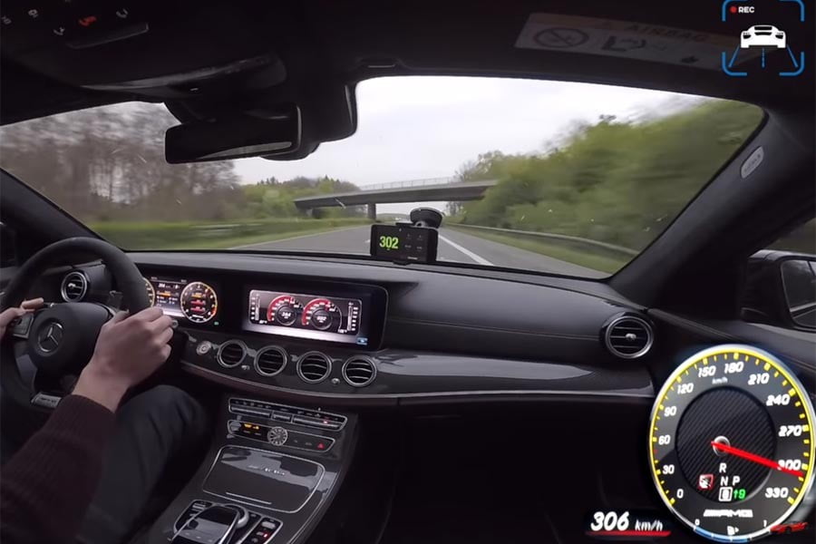 0-300+ χλμ./ώρα με Mercedes-AMG E63 S (+video)