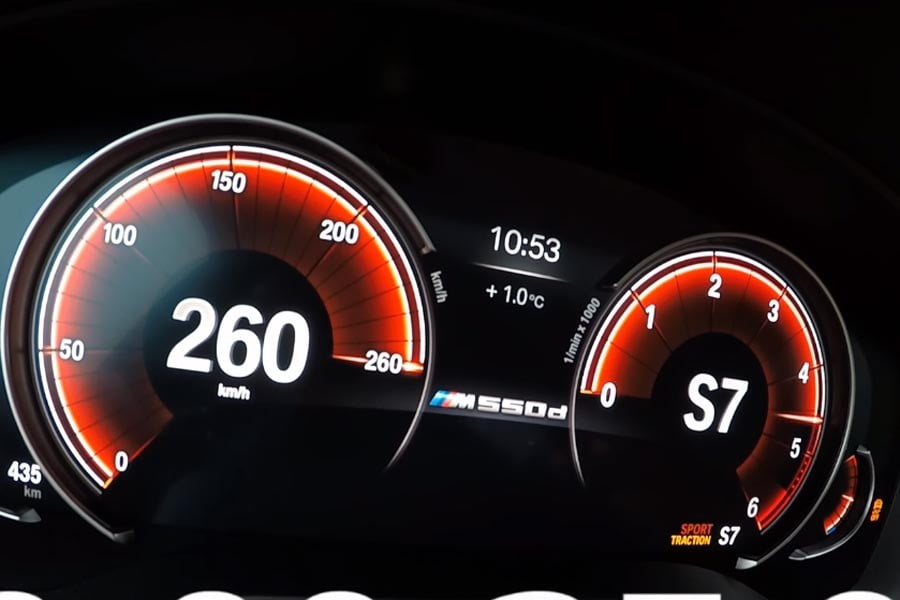 Η BMW M550d «σπάει» τα κοντέρ! 0-260 χλμ. σε πόσο! (+video)