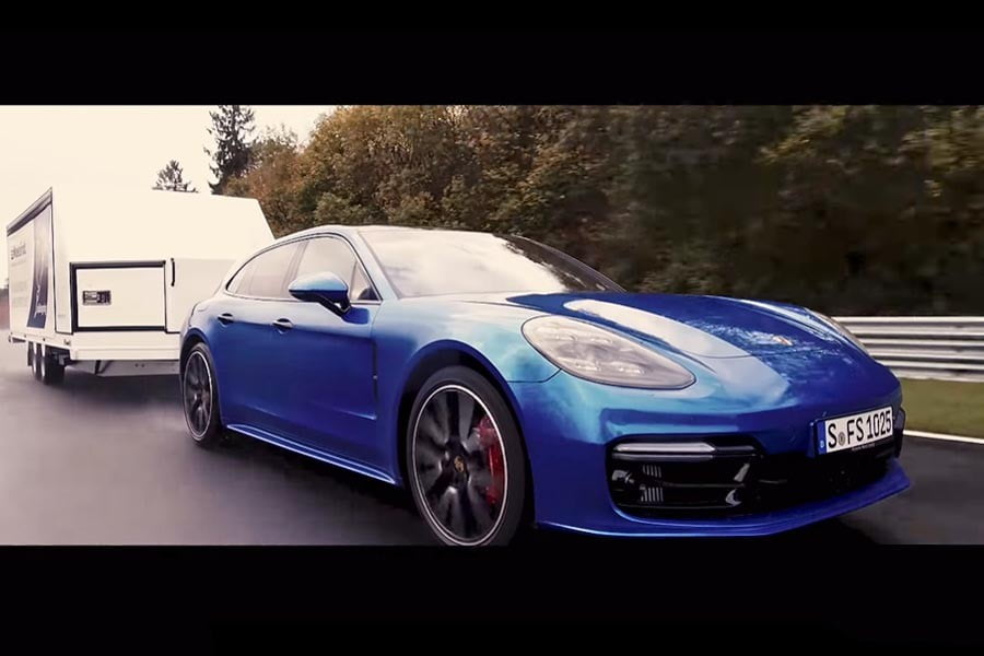 Porsche Panamera έκανε ρεκόρ στο Ring με τρέιλερ! (+video)