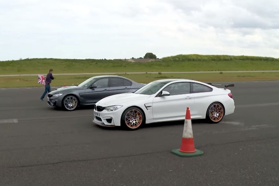 BMW M3 Competition Package vs M4 GTS (+video)