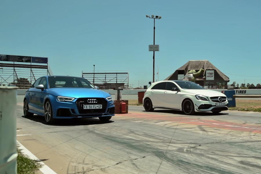 Τιτανομαχία Audi RS 3 Sedan VS Mercedes-AMG A 45 (video)