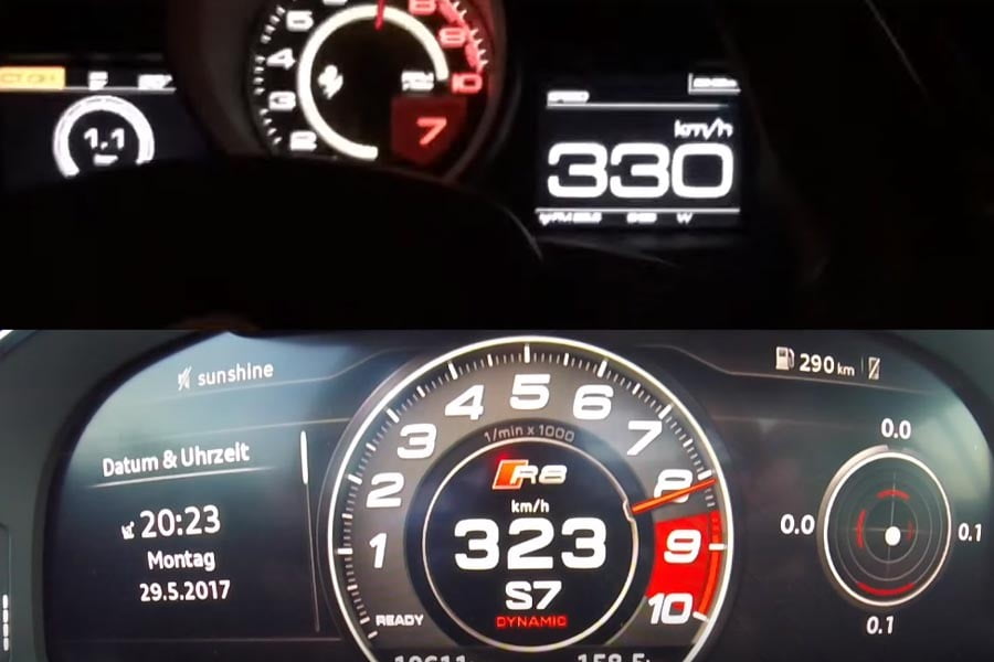 Ferrari 488 GTB vs Audi R8 V10: Κόντρα μέχρι τελικής… (+video)