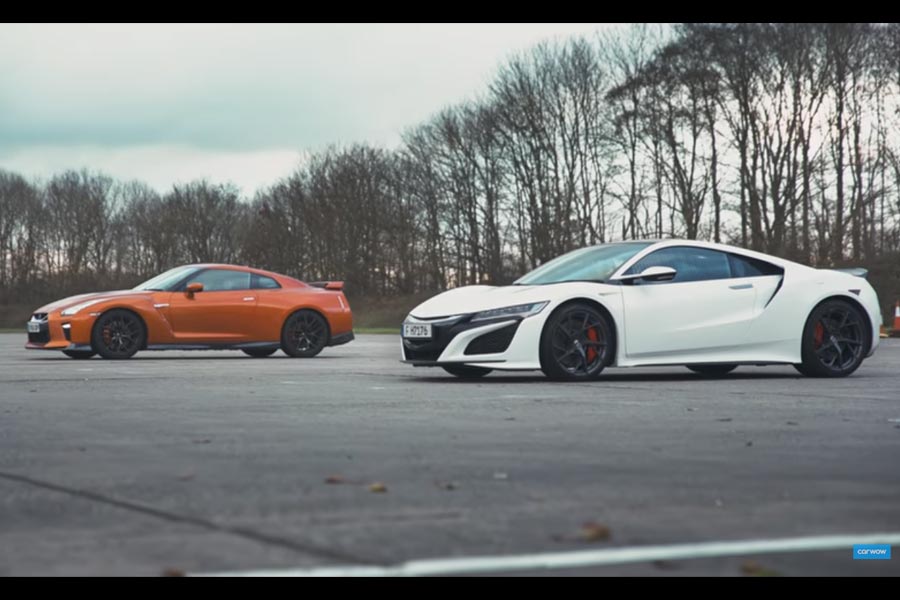 Κόντρες μεταξύ Honda NSX και Nissan GT-R (+video)