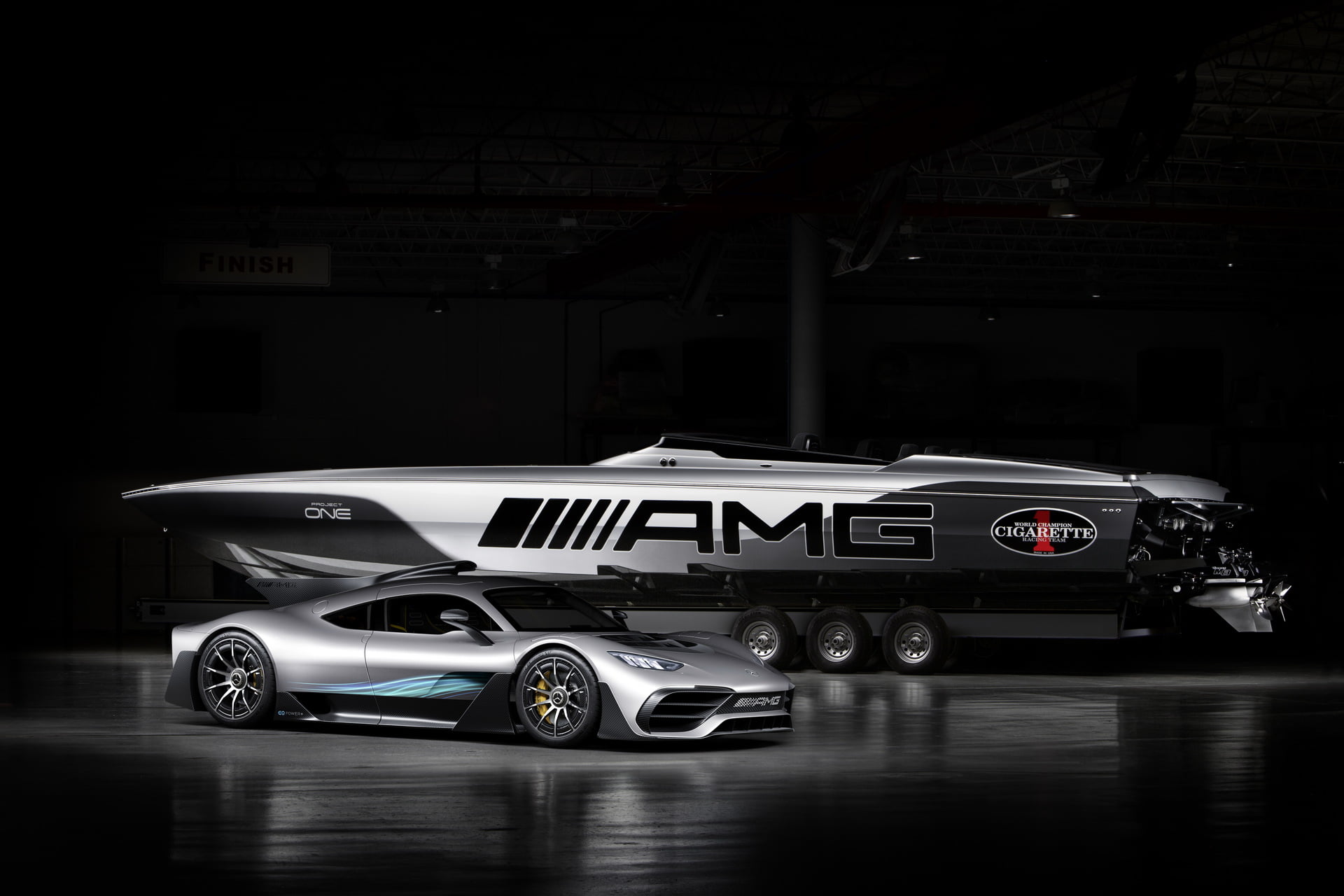 Η Mercedes-AMG Project One σε… ταχύπλοο 3.100 PS