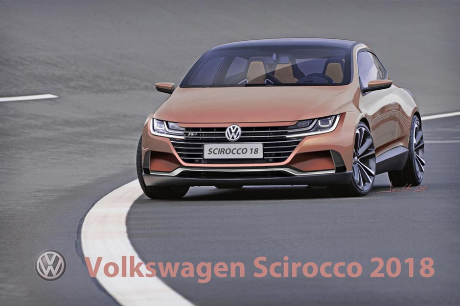 VW Scirocco 2018 για… οφθαλμόλουτρο