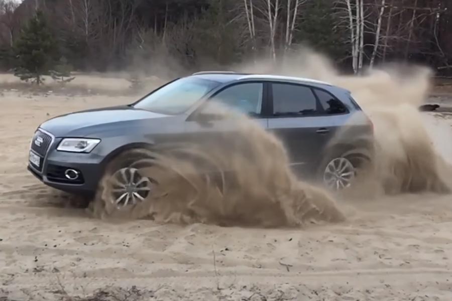 Τετρακίνητα Audi δεν κολλάνε με τίποτα…  (+video)