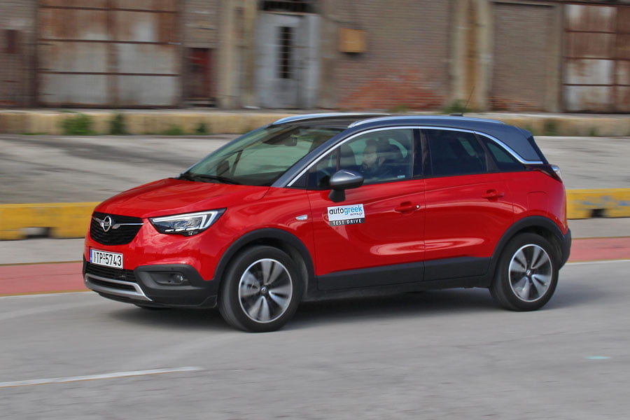 Τιμές Opel Crossland X 1.2 λτ. 130 PS και diesel 1.5 λτ. 120 PS