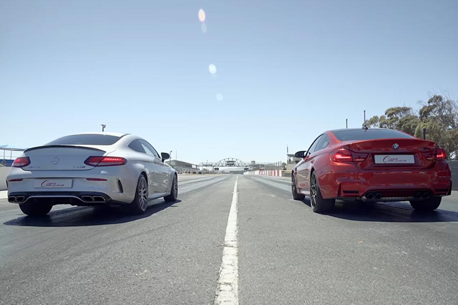 BMW M4 Competition vs Mercedes AMG C 63 S (+video)