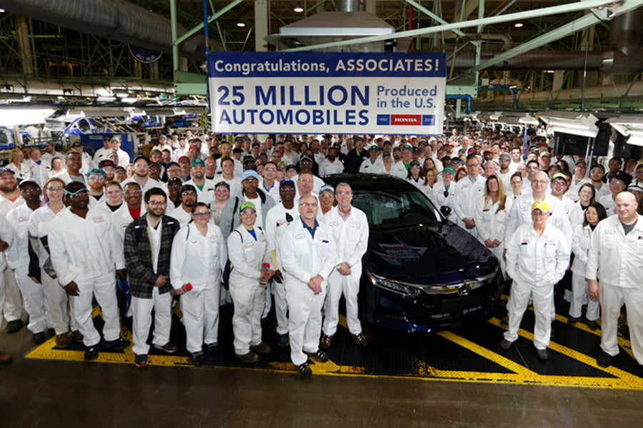 25.000.000 Honda made in USA!
