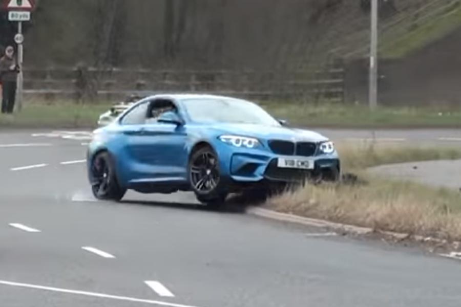 «Άμπαλος» με BMW M2 τα είδε όλα… (+video)
