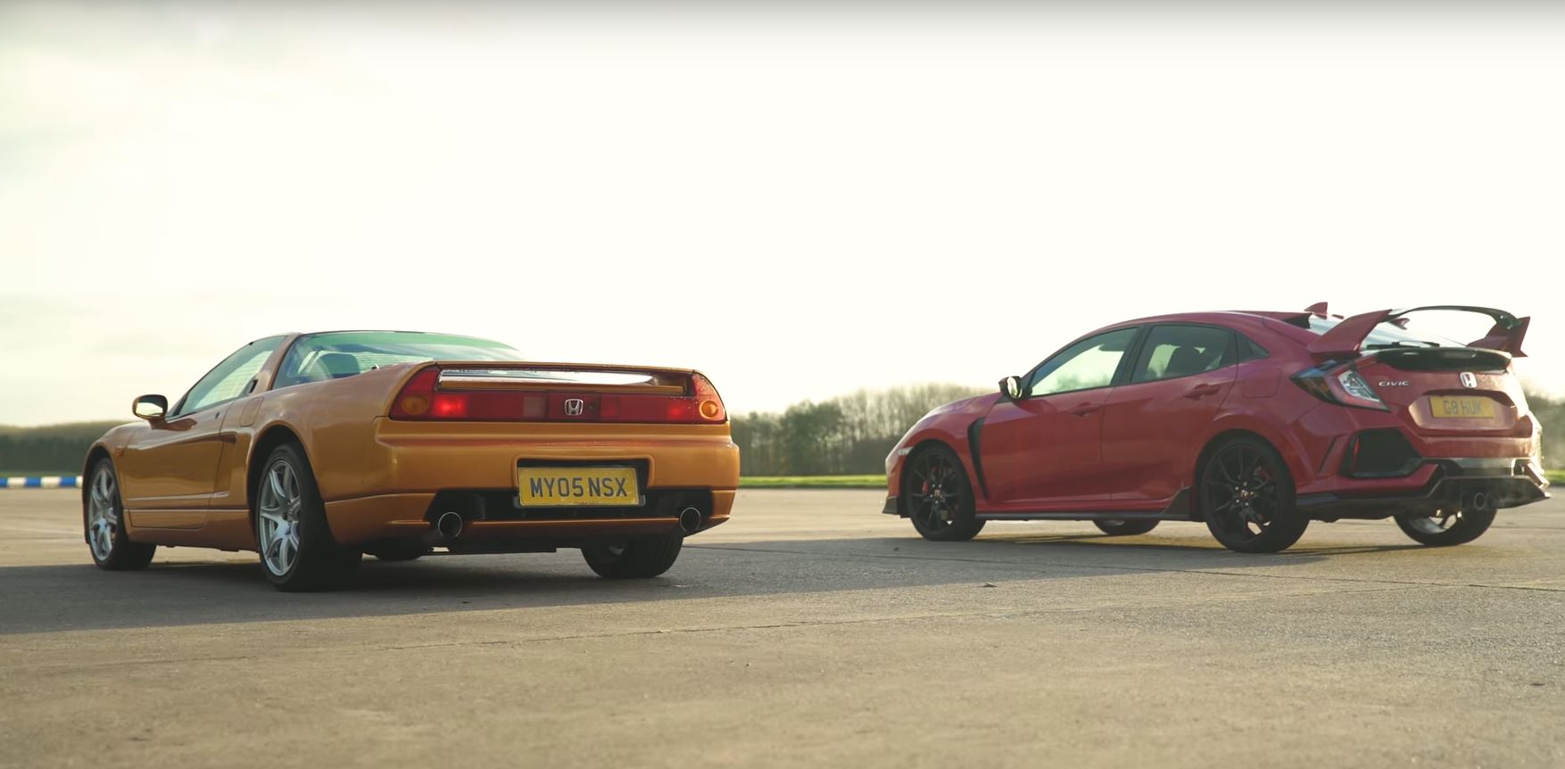 Εμφύλιος Honda: NSX vs Civic Type R (+video)