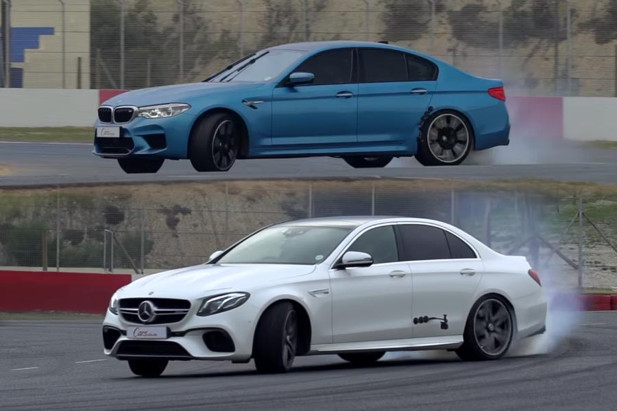 Μάχη ντριφτ: BMW M5 vs Mercedes-AMG E 63 S (+video)