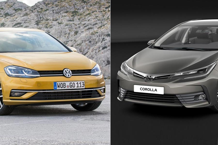 Toyota Corolla ή VW Golf;  Ποιο είναι πρώτο παγκοσμίως;