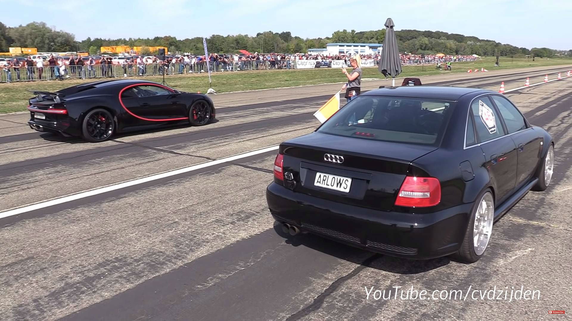 Audi S4 τα βάζει με Bugatti Chiron! (+video)