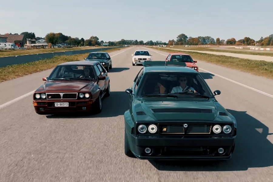 Η Lancia Delta Futurista συναντά τους προγόνους της (+video)