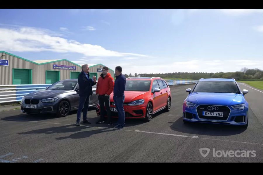 Τι κάνει το VW Golf R απέναντι στα Audi RS 3 και BMW M140i (+video)