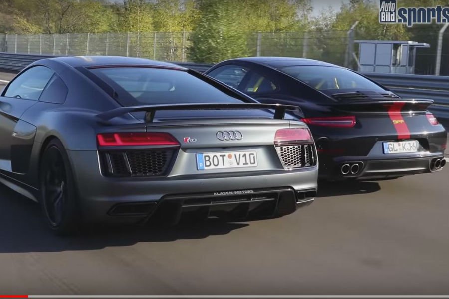 Audi R8 και Porsche 911 Turbo σε κόντρες 2.000 ίππων! (+video)