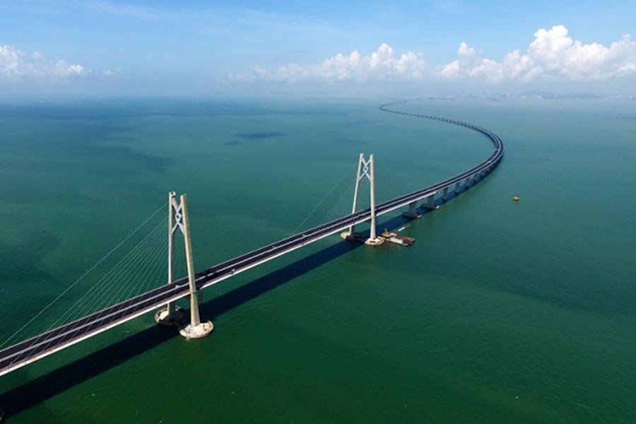 H μεγαλύτερη θαλάσσια γέφυρα του κόσμου!