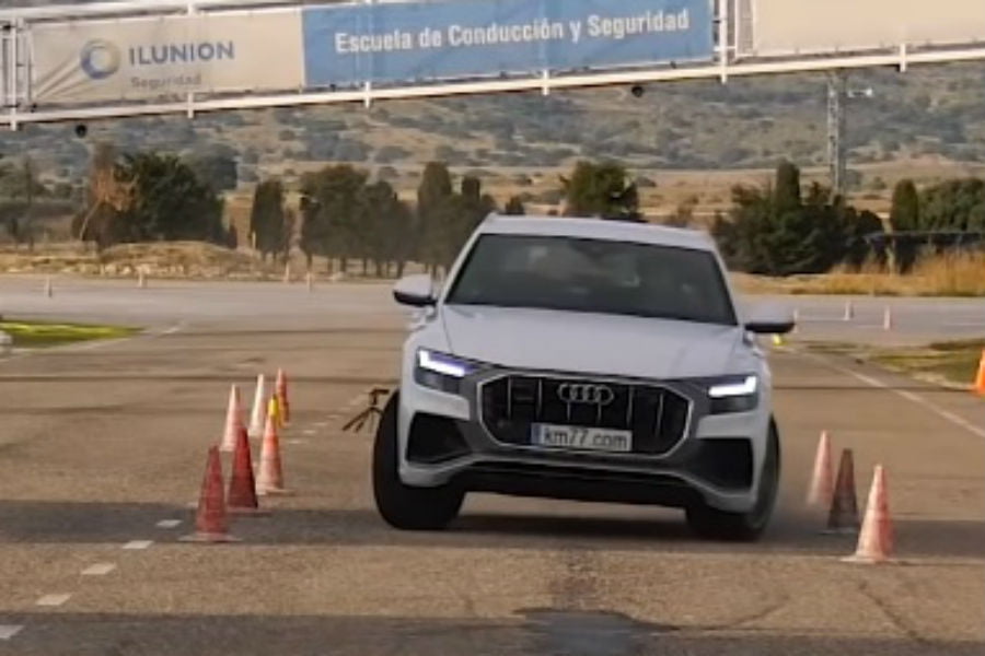 «Άνεμος» το Audi Q8 στο τεστ αποφυγής ταράνδου (+video)