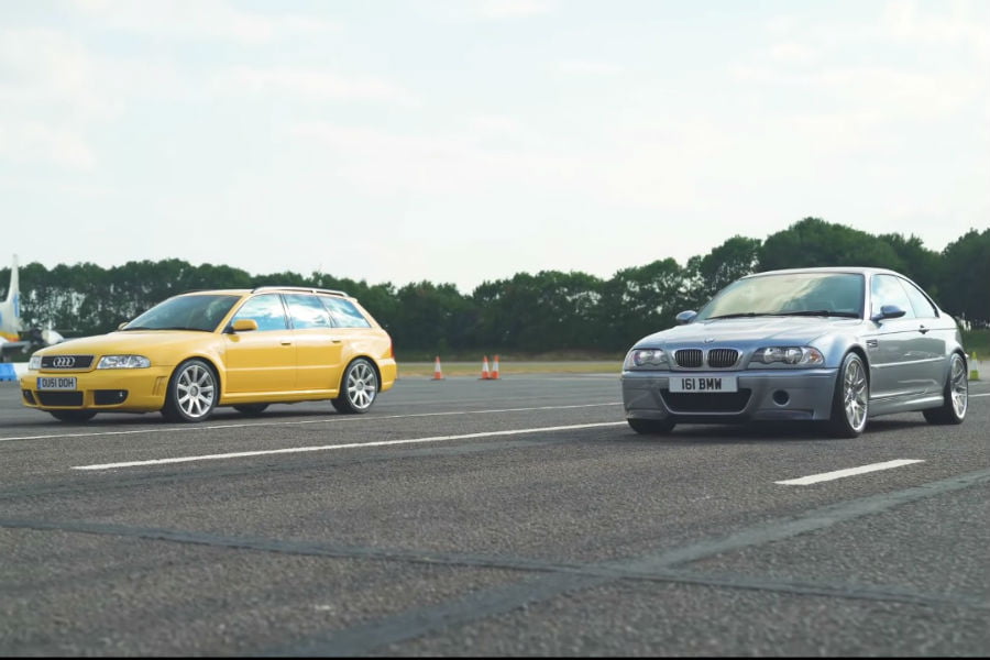 Κόντρα θρύλων: Audi RS4 VS BMW M3 CSL (+video)