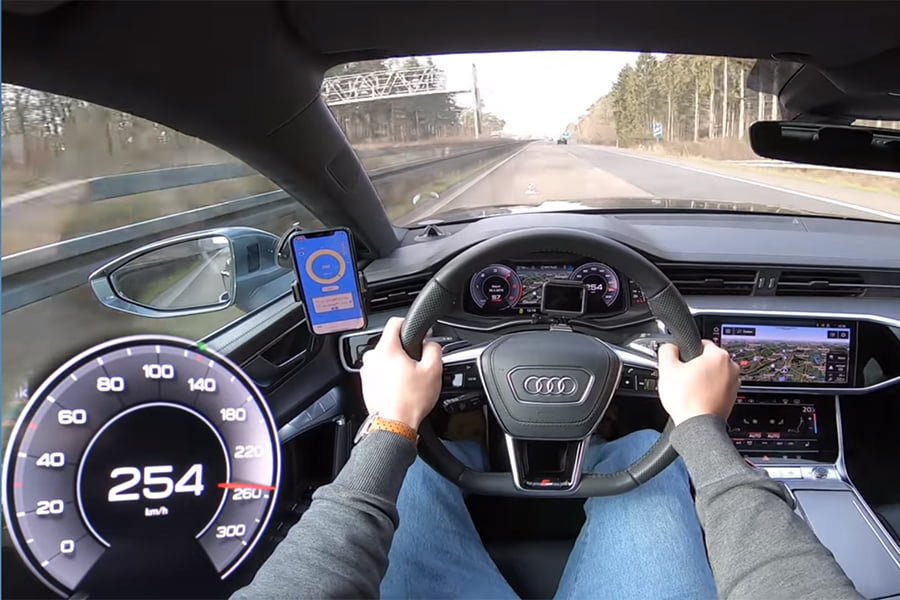 Audi A7 Sportback πάει τάπα στην Autobahn (+video)