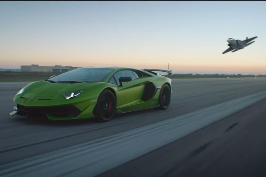 Tι κοινό έχει η Lamborghini Aventador SVJ με το F-35; (+video)