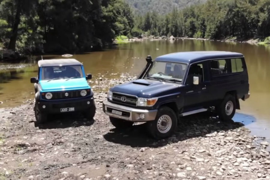 Το Suzuki Jimny τα βάζει με το Toyota Land Cruiser (+video)