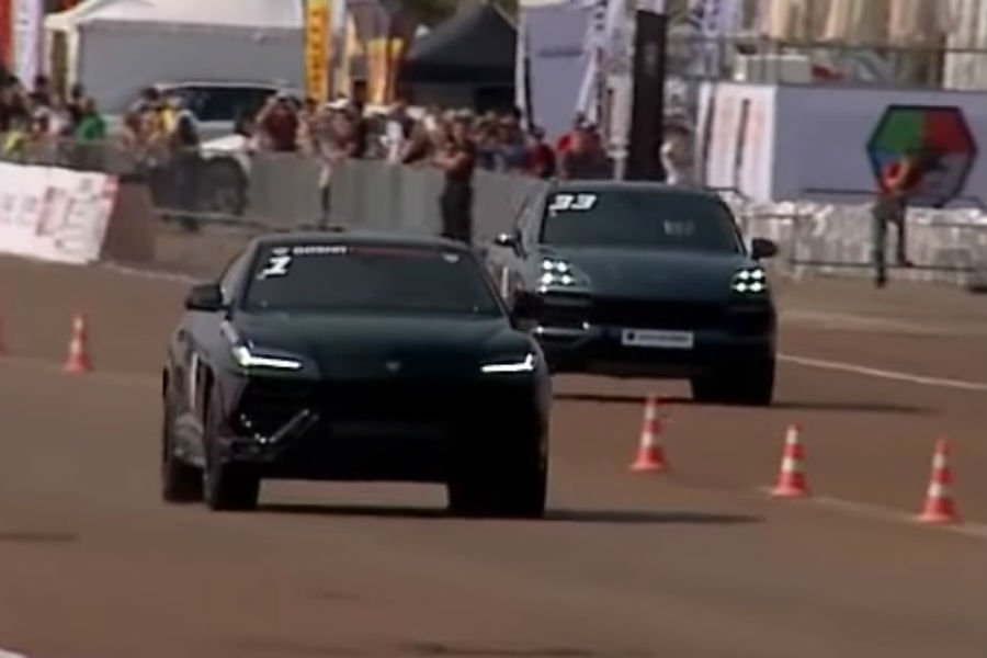 Η Lamborghini Urus ισοπεδώνει την Porsche Cayenne Turbo (+video)