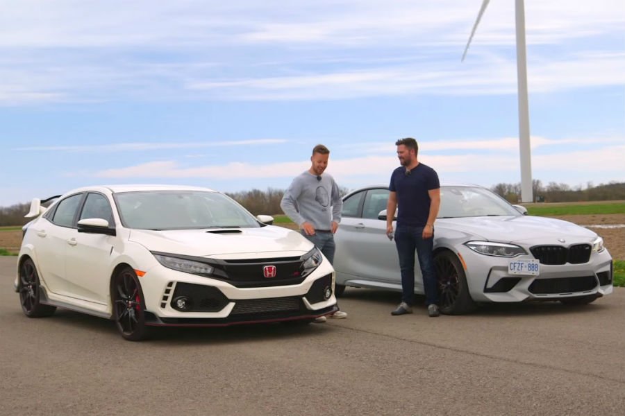 Ξεκαθάρισμα λογαριασμών μεταξύ Honda Civic Type R και ΒMW M2 (+video)