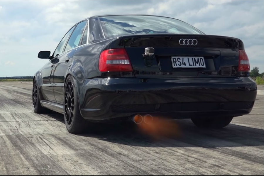 Αδιανόητο Audi S4 πιάνει τα 300 χλμ./ώρα σε 16 δλ! (+video)