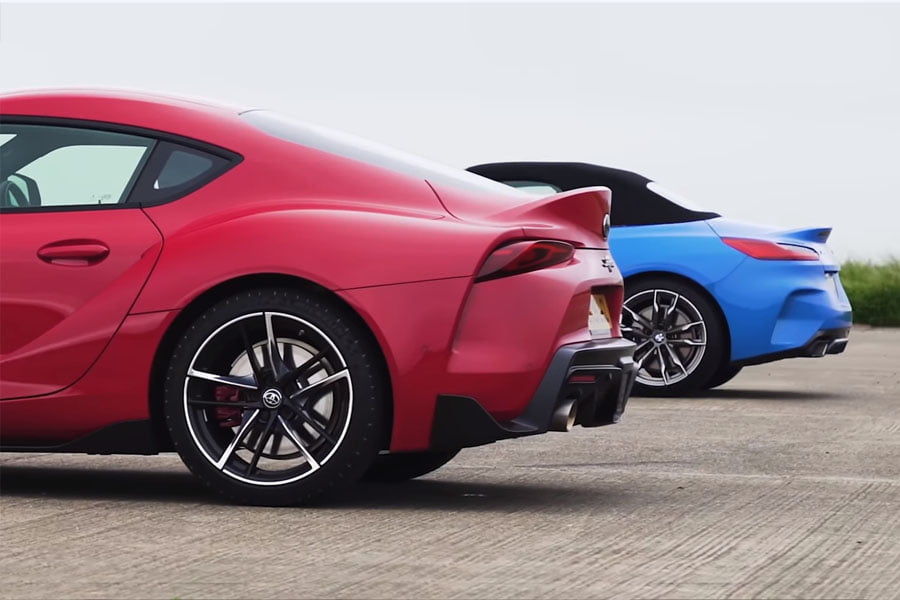 Toyota Supra ρίχνει καρότσες στη BMW Z4 (+video)