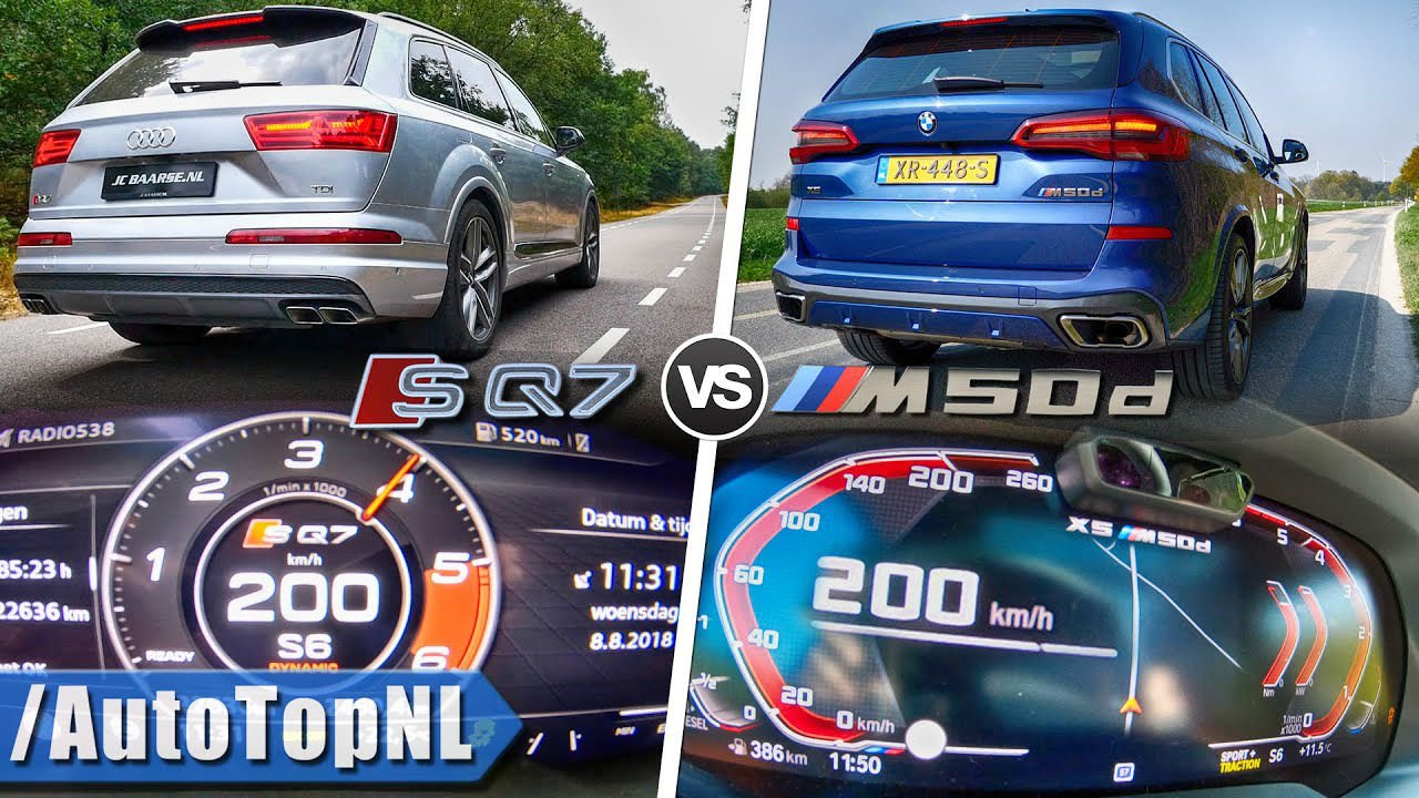Audi SQ7 vs BMW X5 M50d: Τα δυο «βουνά» γκαζώνουν (+video)