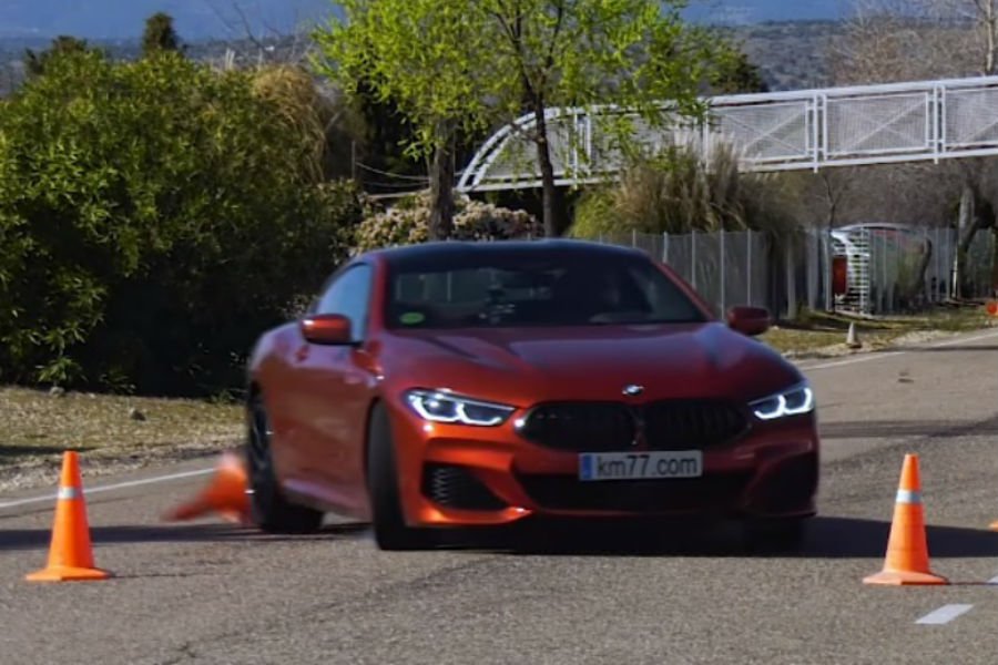 Ατίθαση η νέα BMW Σειρά 8 στον «τάρανδο» (+video)