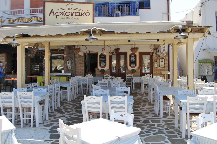 Αρχοντικό της Μιράντας εστιατόριο στην Άνδρο, Γαύριο