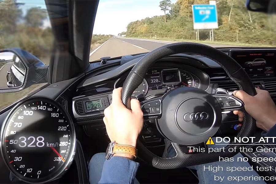 Audi RS 6 1.012 ίππων πάει με 328 χλμ./ώρα (+video)