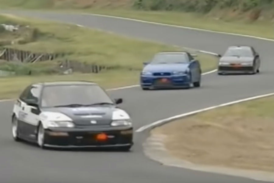 Όταν τα Honda CRX και Integra κυνηγούσαν το Nissan Skyline (+video)