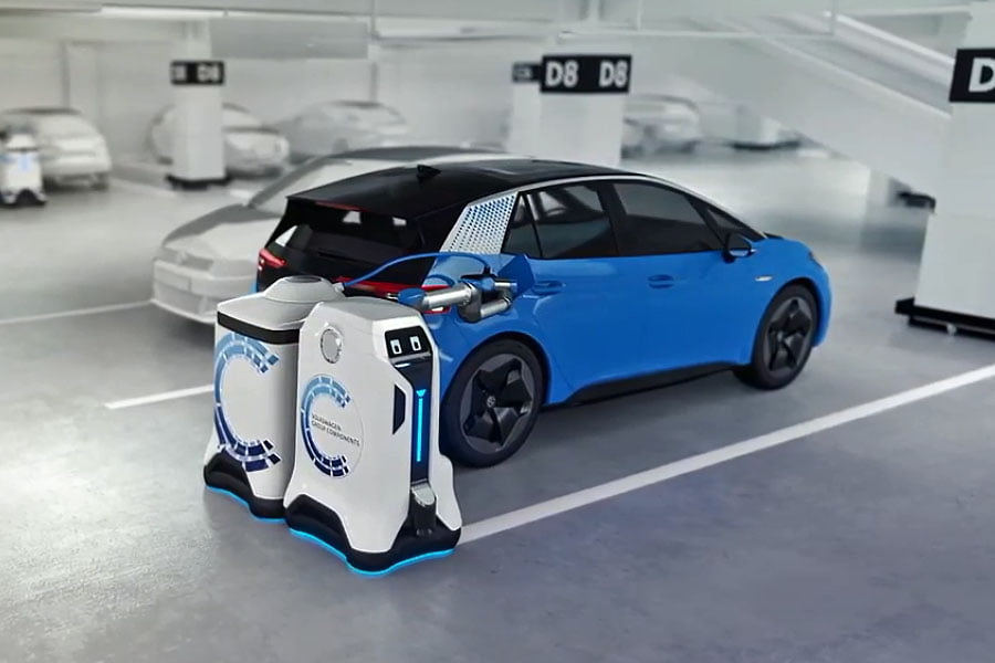 Ρομπότ της VW θα φορτίζουν τα ηλεκτρικά αυτοκίνητα!