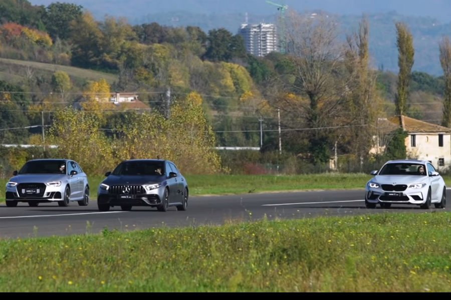 Η Mercedes-AMG A45 S «ξυρίζει» τα BMW M2 και Audi RS3 (+video)