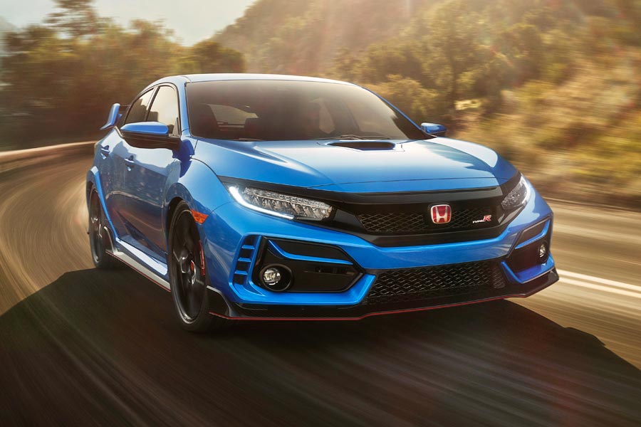 Σας αρέσει το νέο μπλε Honda Civic Type R;