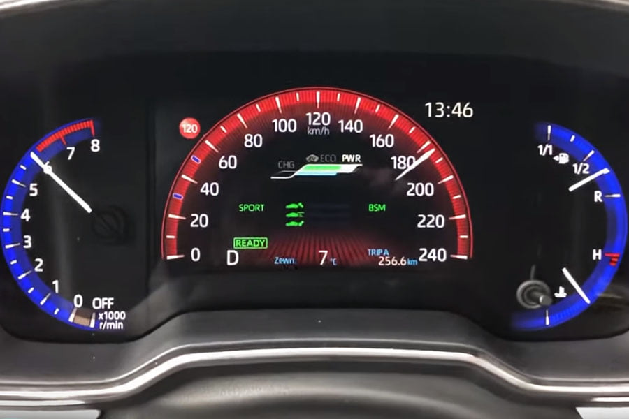 0-190 με Toyota Corolla 2.0 λτ. Hybrid 180 PS (+video)