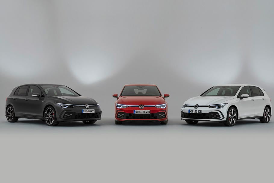 Ιδού τα νέα VW Golf GTI, GTD και GTE