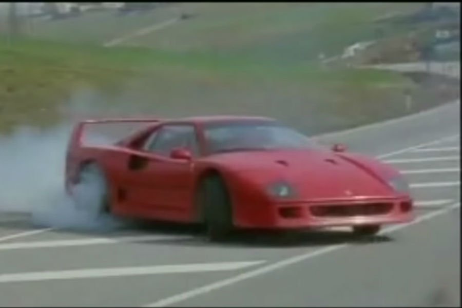 Όταν η Ferrari F40 έκαιγε τα ελαστικά της (+video)
