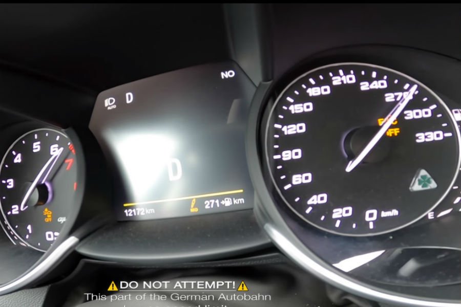 0-270 χλμ./ώρα με Alfa Romeo Giulia QV (+video)